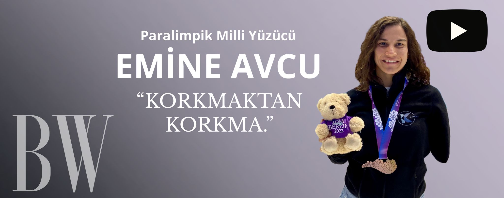 Paralimpik Milli Yüzücü Emine Avcu: Korkmaktan Korkma