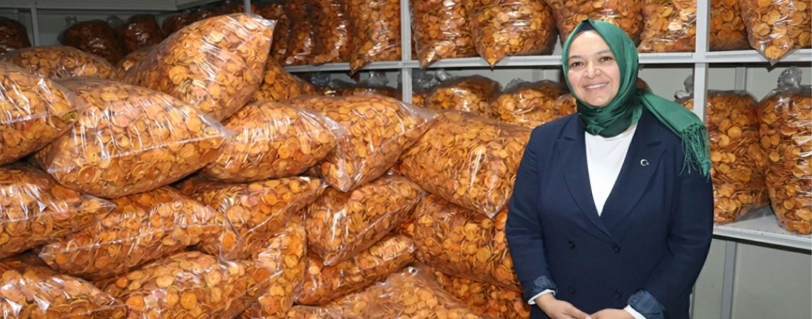 Trabzon Hurmasını Cipse Dönüştürüp Kanada'ya Açıldı
